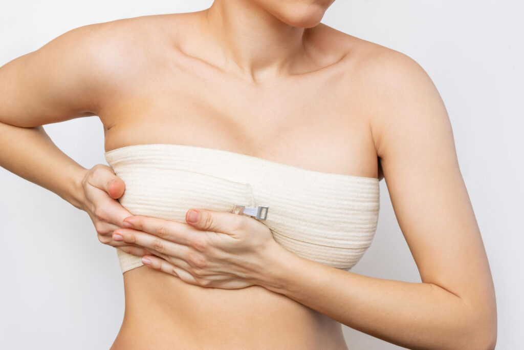 sagging breasts